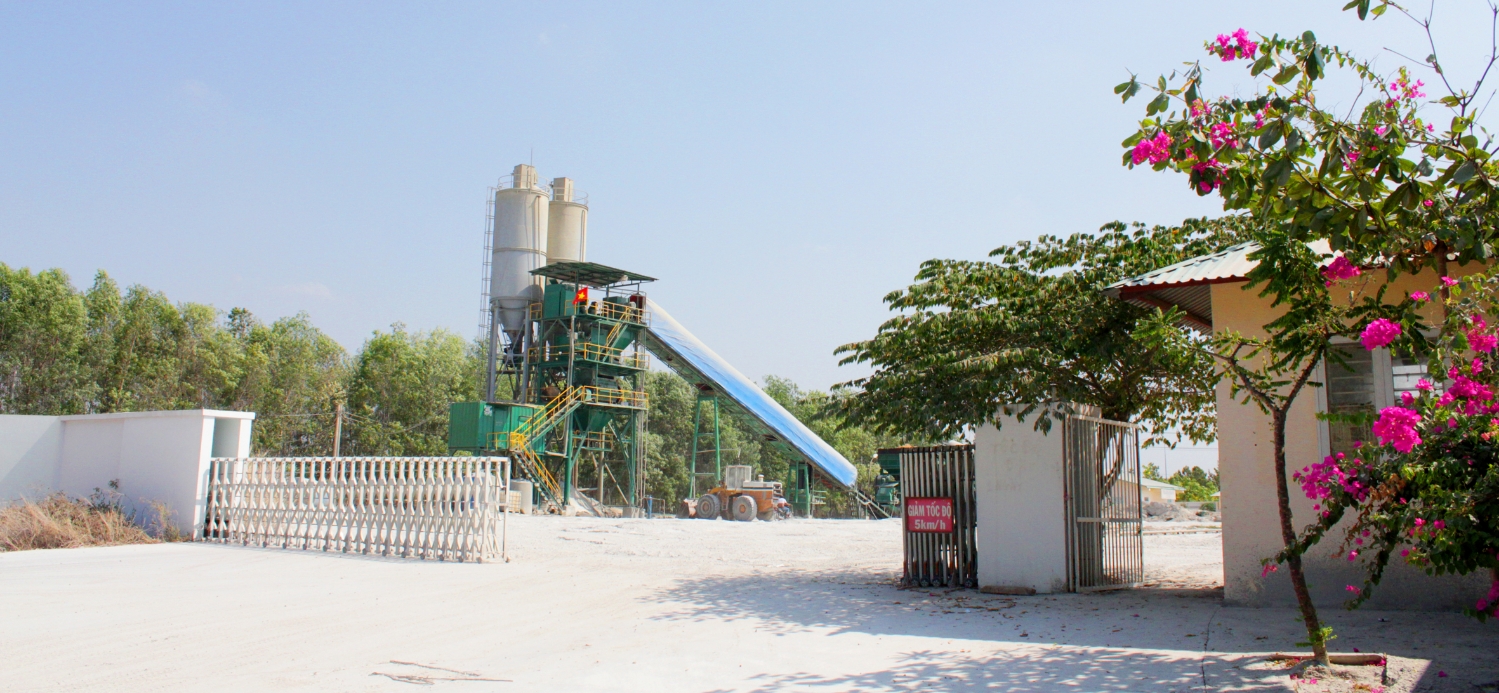 Trạm bê tông thành phố mới